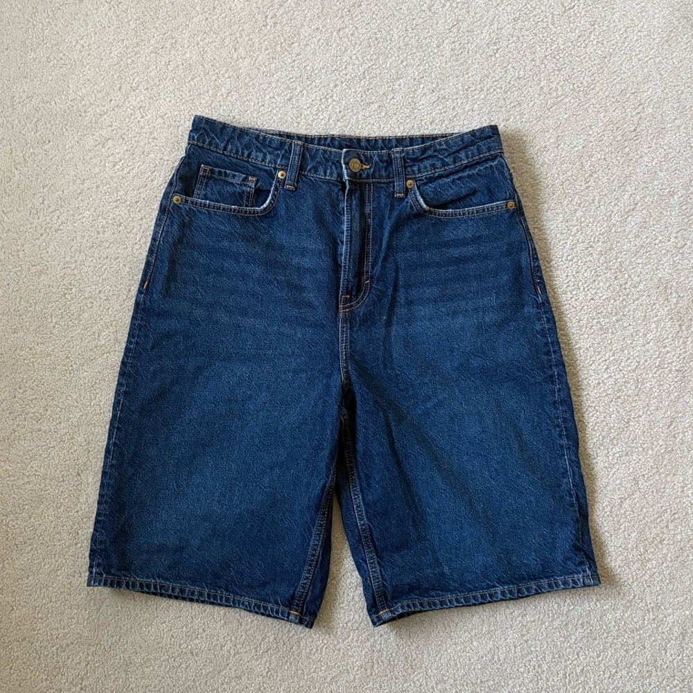 Dark Wash Denim Jorts